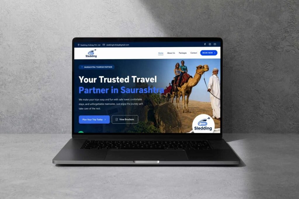 Sleeding Holiday Travel Agency Website Development