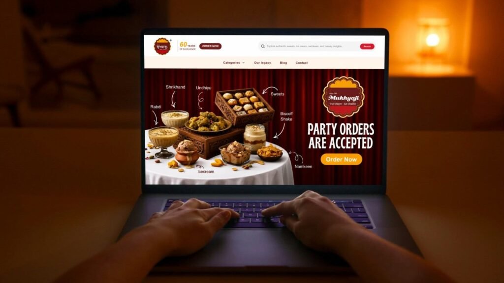 Sweets and Bakery Website Development